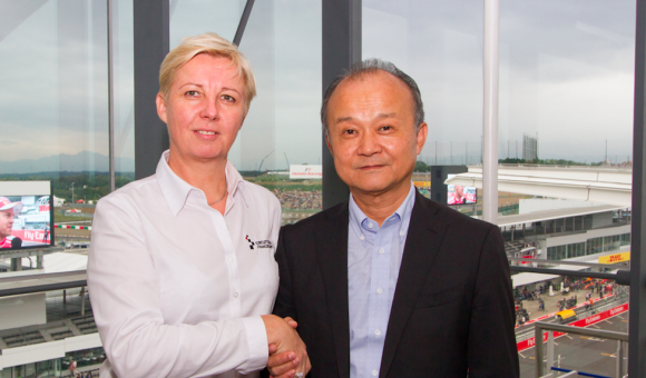 Nathalie Maillet et Susumu Yamashita ©Spa-Francorchamps