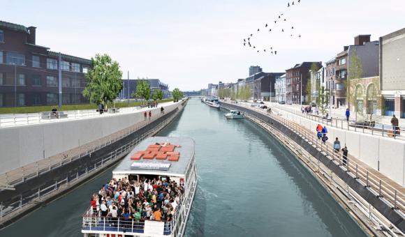 Les quais de la Sambre © Charleroi Bouwmeester