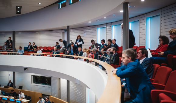 Visite du Parlement de la Fédération Wallonie-Bruxelles (c) J. Van Belle - WBI